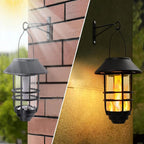 Solar Wireless Waterproof Flickering Sun Flame Lantern Light | - WallLant