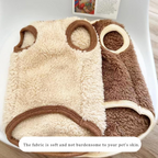Wintry warm pet sweater