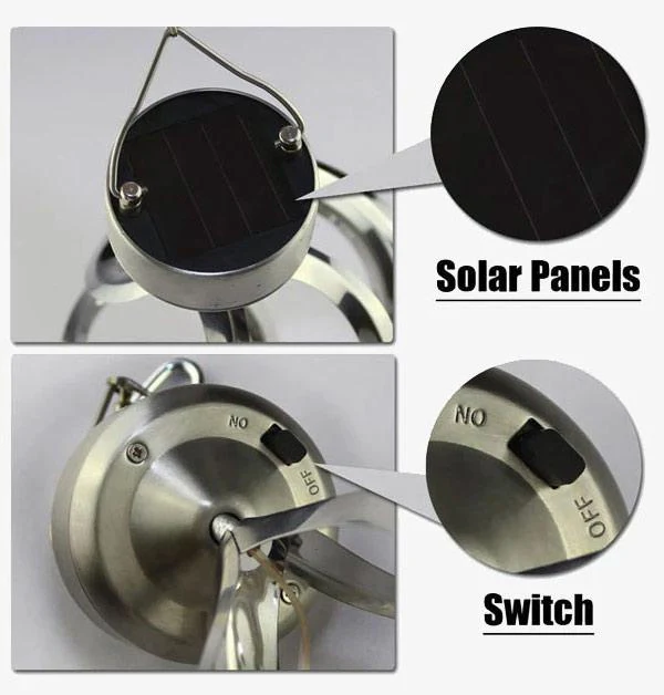 LED Solar Wind Chime Light