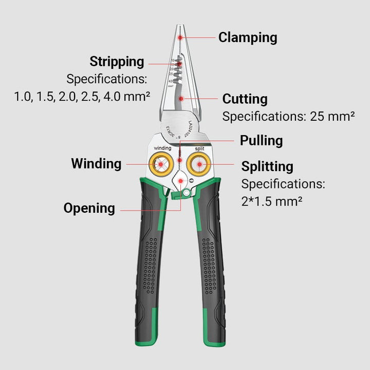 Multifunctional stripping pliers | Precise hand tool