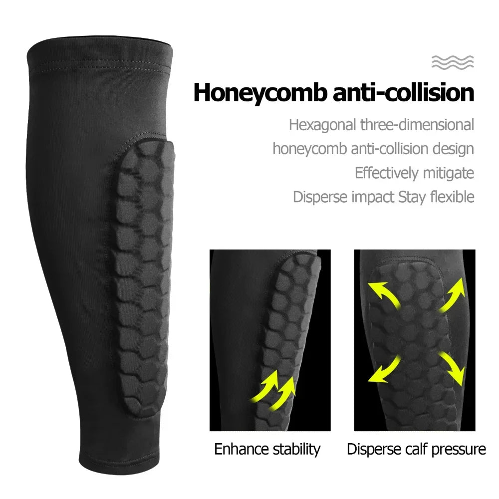 Shin Guards FlexGuard Pro | Impact-absorbing Honeycomb Design | Breathable & Ultralight