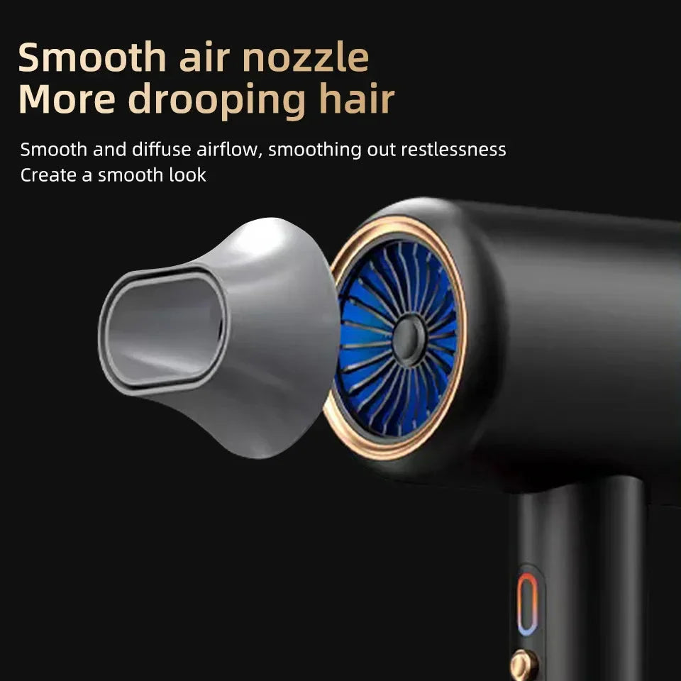 High-performance hair dryer 2400W with cold and warm air function - Ion technology
