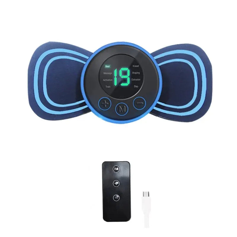 Portable Electric Neck Massager | With Pad & Remote Control for Targeted Relaxation