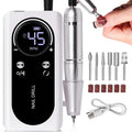 Professional 45000RPM portable electric nail file with rechargeable battery | Low noise level for manicure