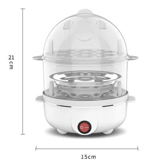 Electric Egg Cooker & Steamer – Compact Multifunction Device For Perfect Eggs And Steamed Food