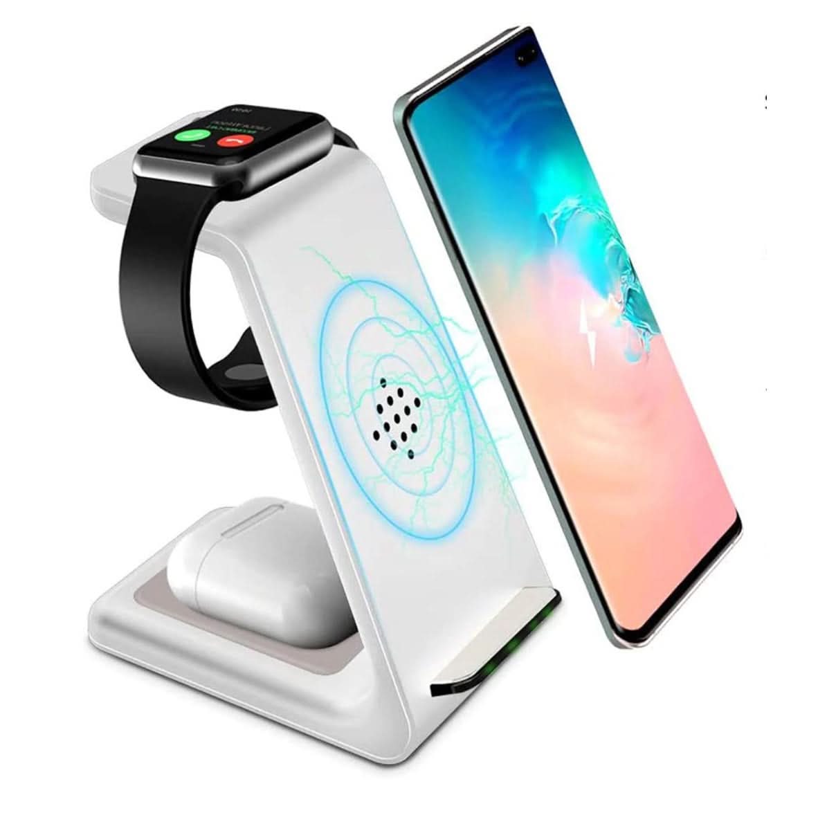 3-in-1 Wireless Charger for Smartphone, Smartwatch and Earbuds