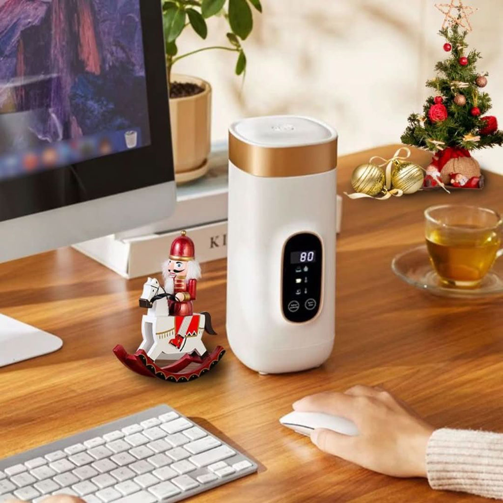 Minimalist comfort of warm drinks on the go
