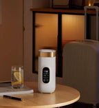 Minimalist comfort of warm drinks on the go