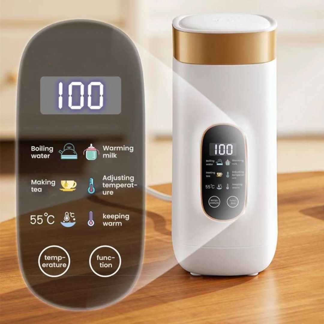 Minimalist comfort of warm drinks on the go