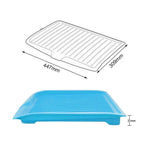 Drain Rack Kitchen Silicone Dish Drainer Tray Large Sink Drying Rack