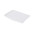 Drain Rack Kitchen Silicone Dish Drainer Tray Large Sink Drying Rack
