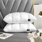 NIGHTPLUME – Luxury Goose Down Pillow for Restful & Comfortable Sleep