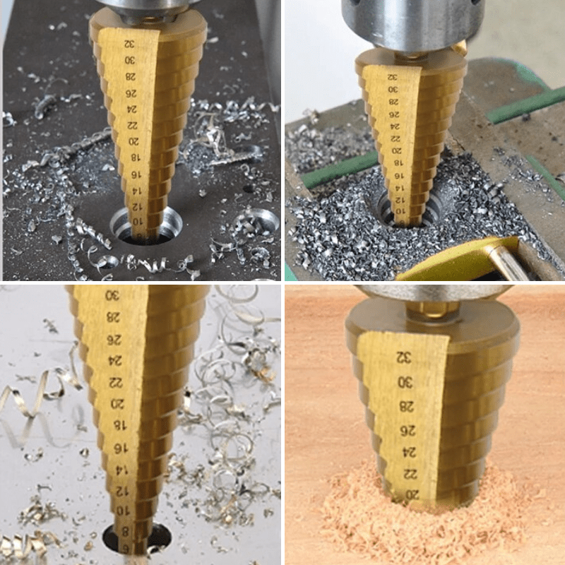 SpeedCut Drill Kit – High-Speed Steel Bits for Wood, Plastic, and Metal