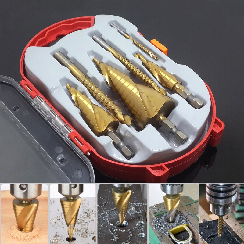 SpeedCut Drill Kit – High-Speed Steel Bits for Wood, Plastic, and Metal