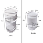 Drill-less 360 Corner Shelf