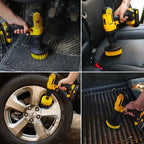 3-Piece Drill Brush Cleaning Attachment Set