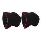 DRIVECOMFORT – 2-Pack Memory Foam Neck Pillows for Ergonomic Travel Support