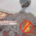 Dryer exhaust cleaning made easy with Lint-Cleaner tool
