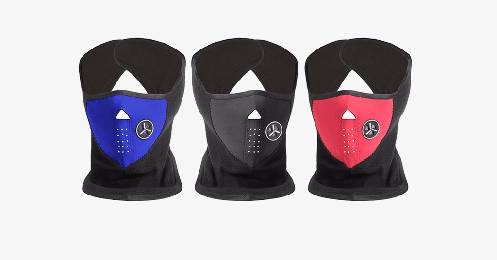 Unisex Anti-Cold Fleece Ski Mask