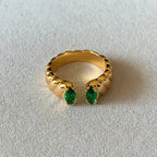 Dual Diamond Wrapped Rings