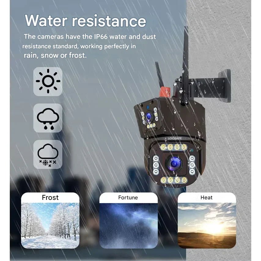GUARDIAN EYE 4K – Wireless Outdoor Security Camera with Solar Panel & 10x Zoom