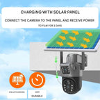 GUARDIAN EYE 4K – Wireless Outdoor Security Camera with Solar Panel & 10x Zoom
