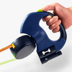Double Dog Leash with 360° Rotating Retractable Leads