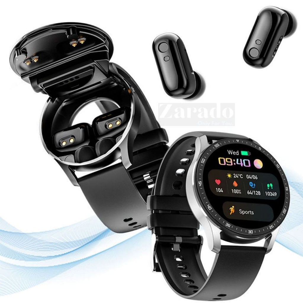 SmartLink Watch – Innovative Smartwatch with Wireless Earbuds