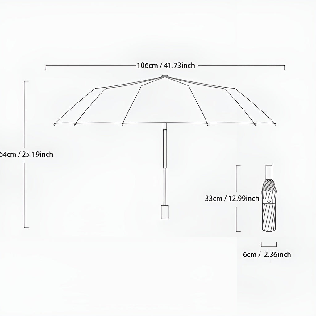 Durable Umbrella with UV Protection - StormShield