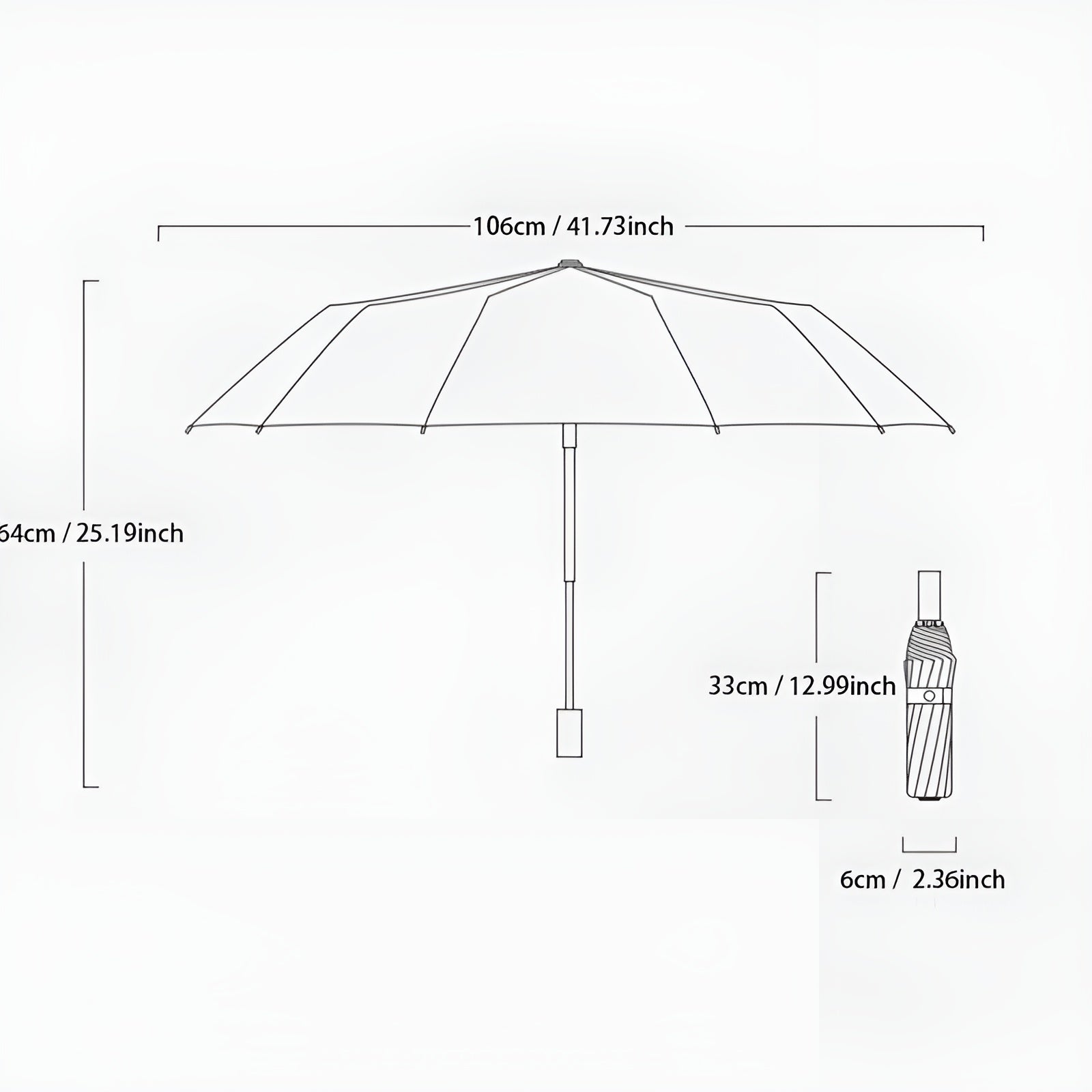 Durable Umbrella with UV Protection - StormShield
