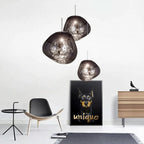 Dynamic Acrylic LED Ceiling Lamp with Mirror Finish