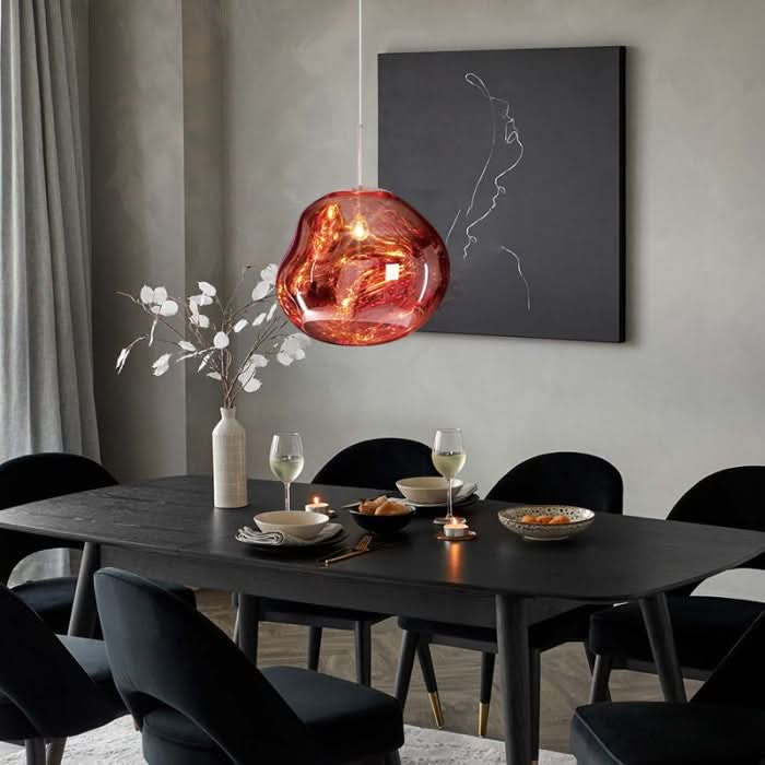 Dynamic Acrylic LED Ceiling Lamp with Mirror Finish