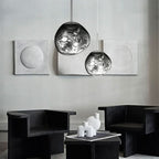 Dynamic Acrylic LED Ceiling Lamp with Mirror Finish