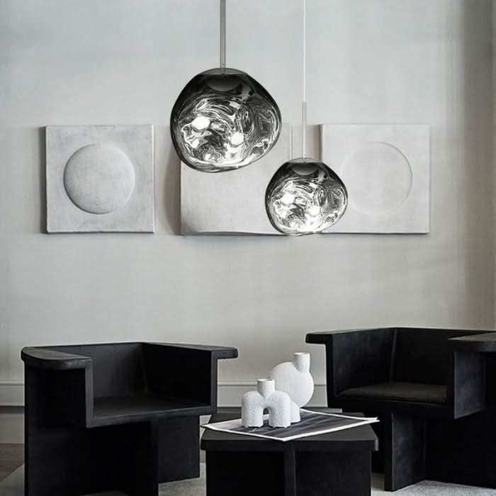 Dynamic Acrylic LED Ceiling Lamp with Mirror Finish