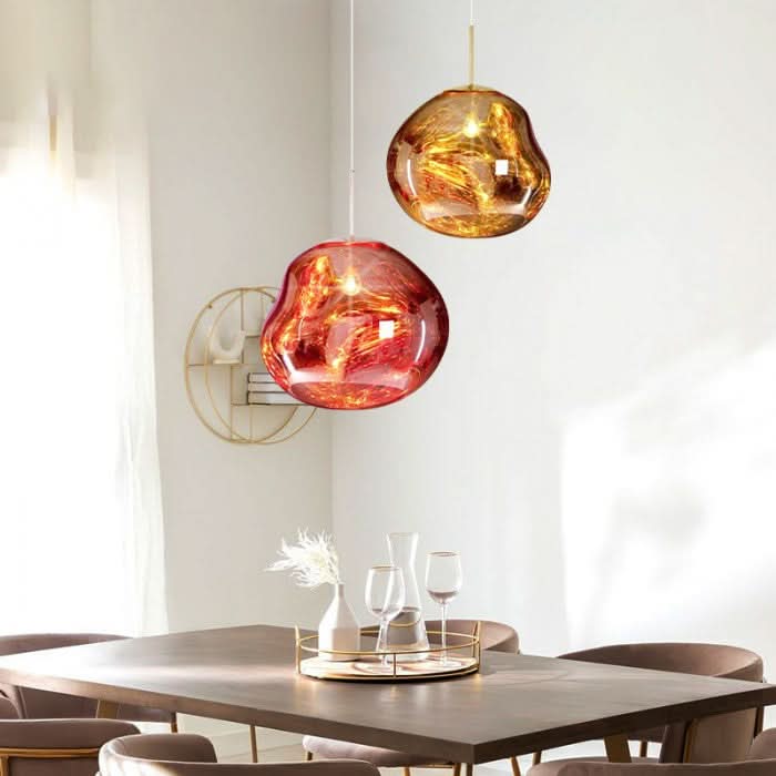 Dynamic Acrylic LED Ceiling Lamp with Mirror Finish