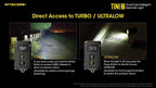 Dynamic super bright rechargeable keychain flashlight