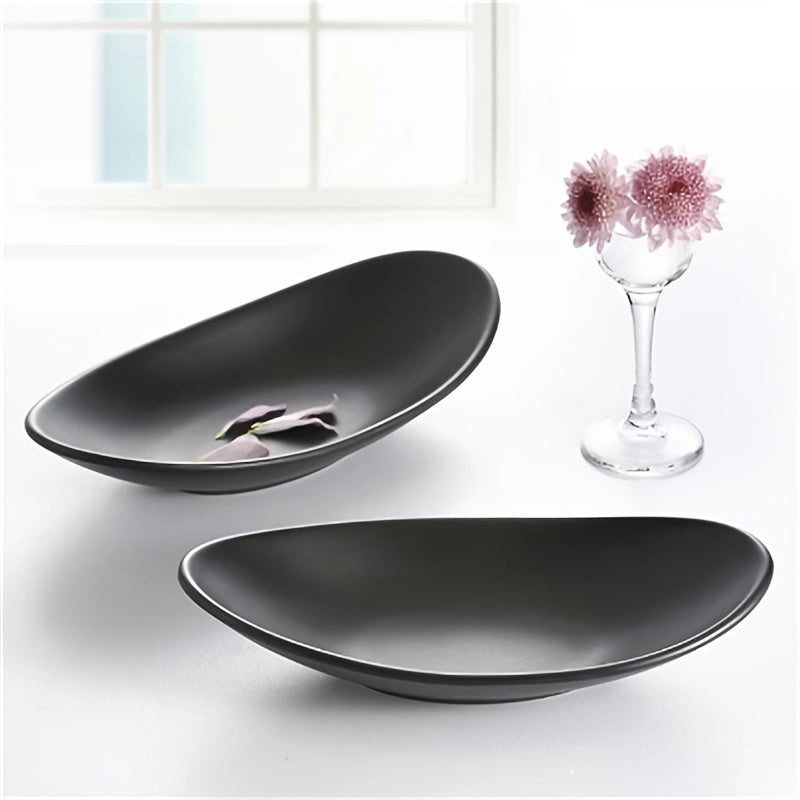 BlackTray - Elegant Oval Storage Tray for Jewelry