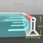 FlexiSeal Shower Edge — No more wet floors and frustration in the bathroom, stay dry – completely stress-free installation!