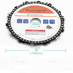 Chain saw blades for angle grinders