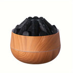 Fire Diffuser - Mini simulated charcoal fire air humidifier with realistic flame effect