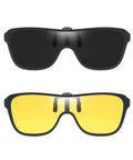 Integrated Nearsightedness Glasses Clip-On For Day And Night