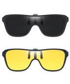 Integrated Nearsightedness Glasses Clip-On For Day And Night