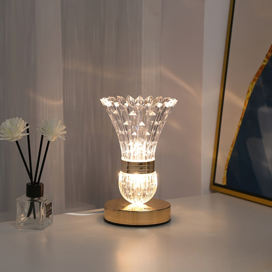 VaseLight - LED Crystal Table Lamp with Dimmable Atmosphere