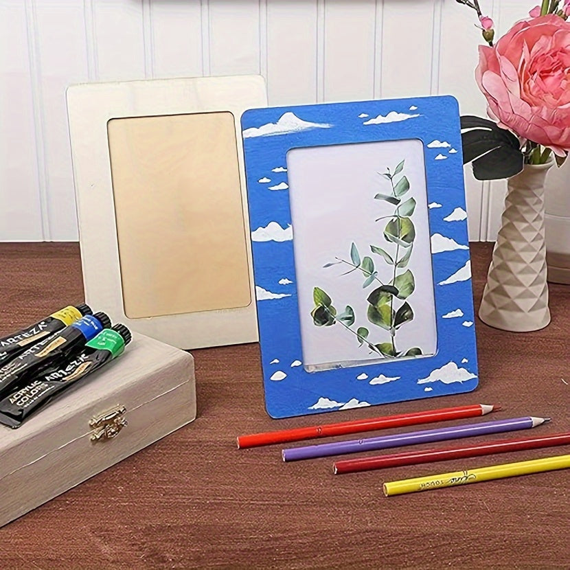 CreativeFrame – Set of 10 DIY Photo Frames Wood