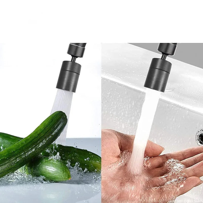 FlexSpray 360° Rotatable Faucet Spray Head with Adjustable Water Flow