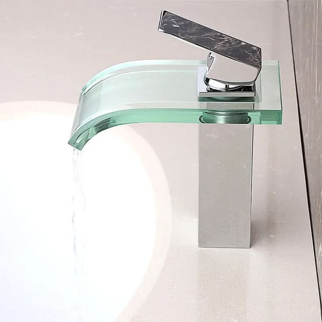 AquaCascade Bathroom Waterfall Faucet