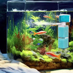 5-in-1 aquarium filter system for crystal clear water