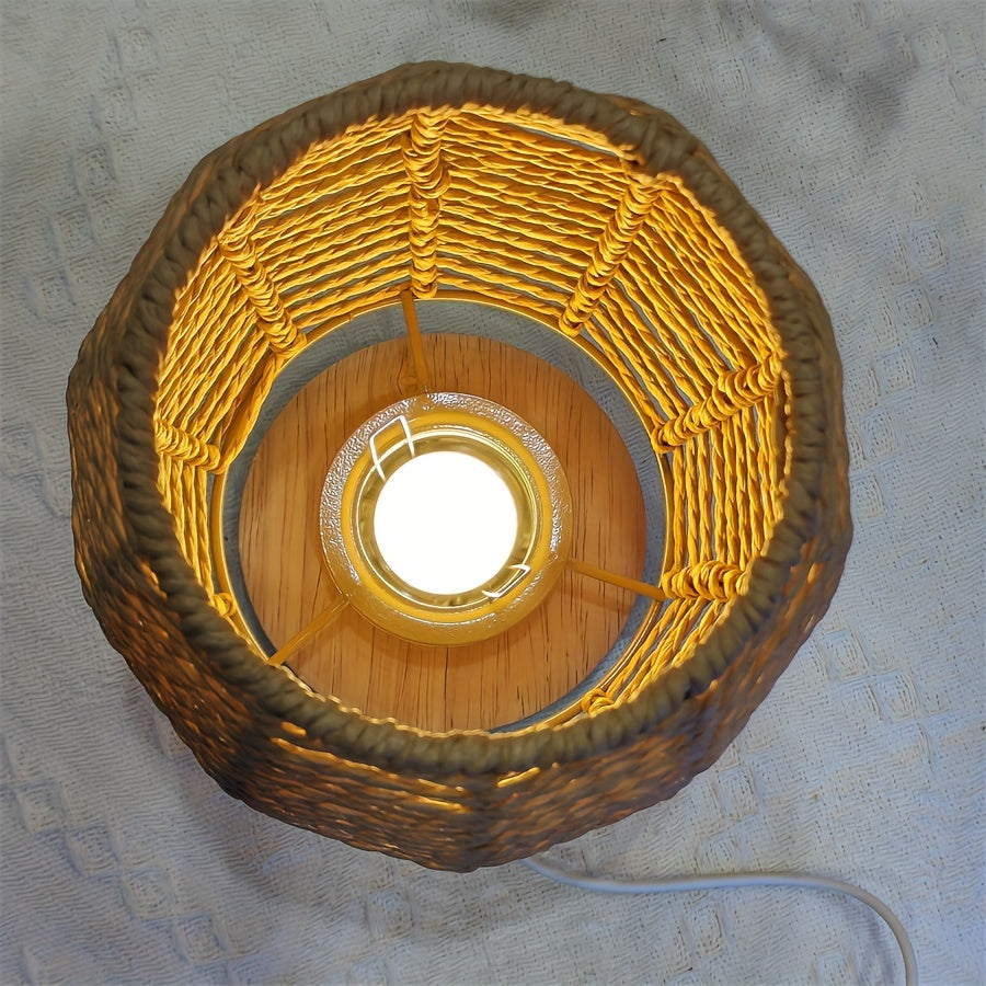 EcoLoom Table Lamp – Handmade Wood with LED
