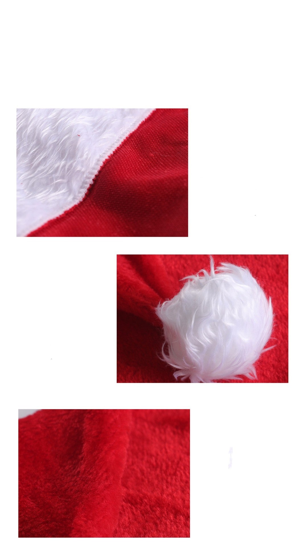 Illuminated Christmas Hat with LED Lights – Soft Plush Santa Hat with Color Lights