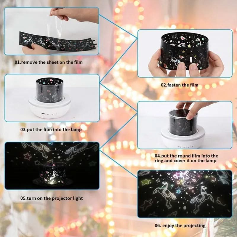 Magical star projector for the children's room